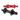 Gusset 4-Cross Chainring 1 Bolt BMX 7075 Alu 25T Red